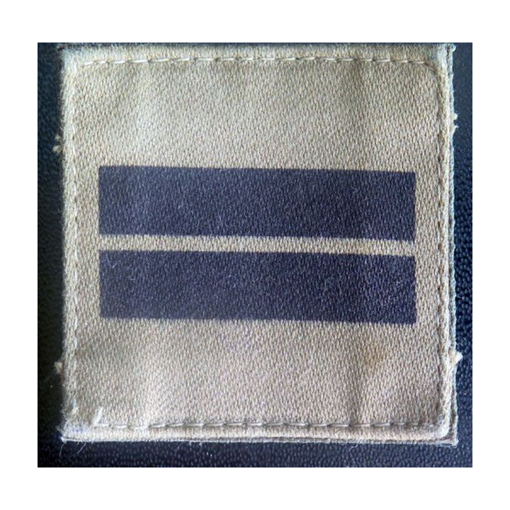 FRANCE : galon de combat de Lieutenant sur Velcro