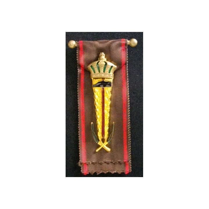 BELGIQUE : MÉDAILLE DES LAURÉATS DU TRAVAIL