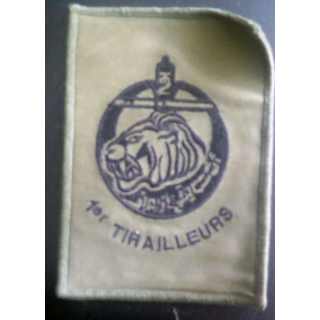 1° RTIR : insigne de  la 2° compagnie du 1° régiment de tirailleurs