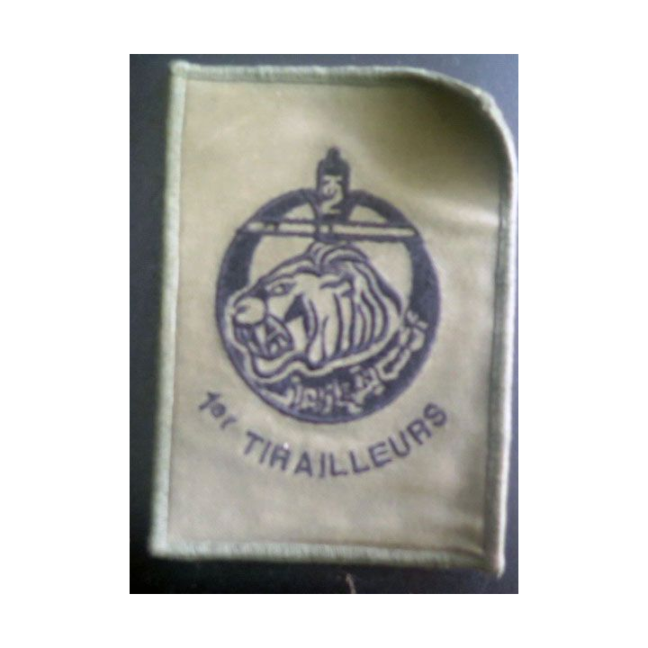 1° RTIR : insigne de  la 2° compagnie du 1° régiment de tirailleurs