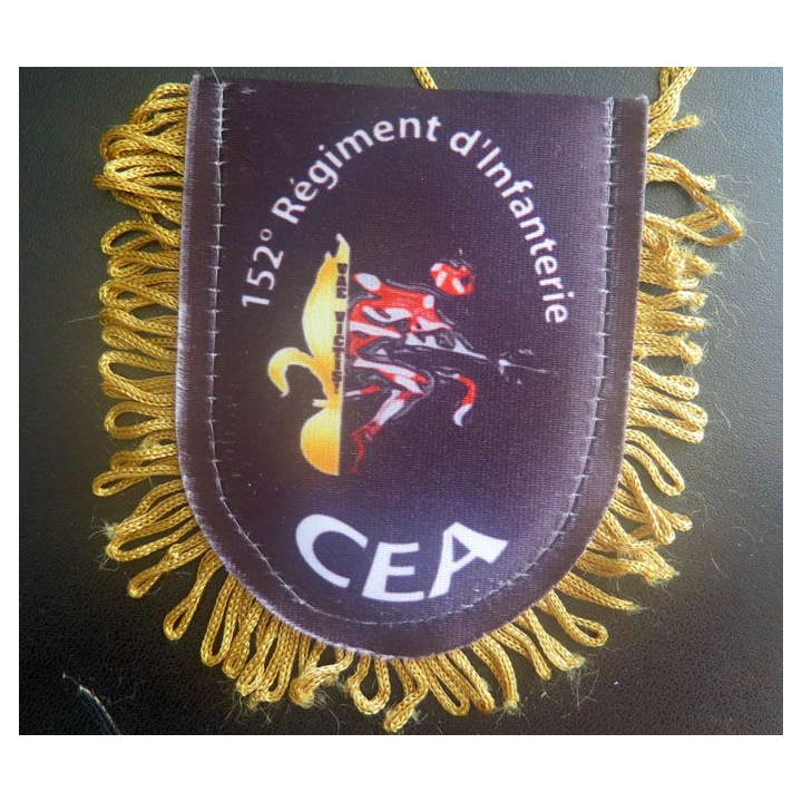 152° RI : drapeau de la CEA des diables rouges du 152° régiment d'infanterie