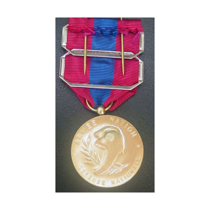 FRANCE médaille de la défense nationale barrette TAP et MAE
