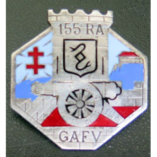 155° RA GAFV 155° régiment d'artillerie de Position Vosges ABPD