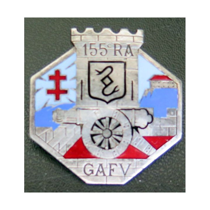 155° RA GAFV 155° régiment d'artillerie de Position Vosges ABPD