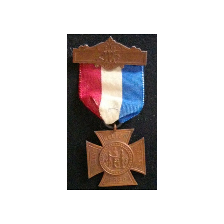 USA : WOMAN'S RELIEF CORPORATION MEDAL 1883