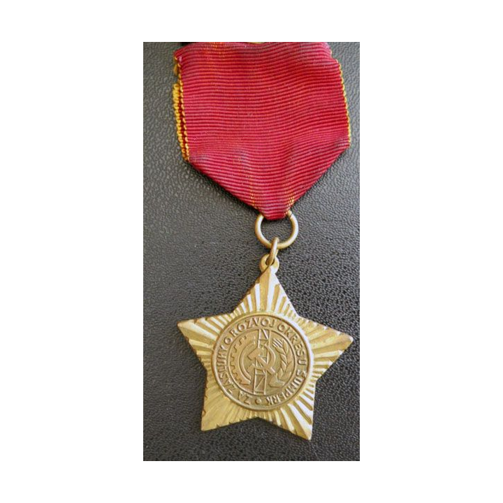 médaille ZA ZASLUHY O ROZVOJ OKRESU SUMPERK