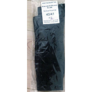 Mi bas coton VA OM à revers RA 2898 renforcé Polyamide Taille 40 / 41 H2