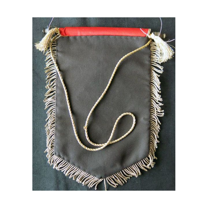 4° REI : fanion du 4° régiment étranger d'infanterie en canetille de superbe fabrication