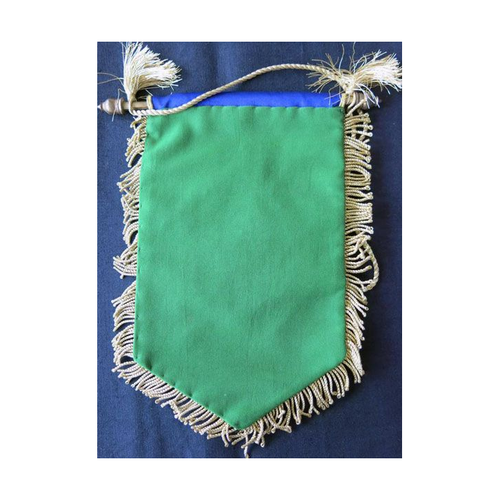 2° REI : fanion de la 1° Cie du 2° régiment étranger d'infanterie en canetille de superbe fabrication