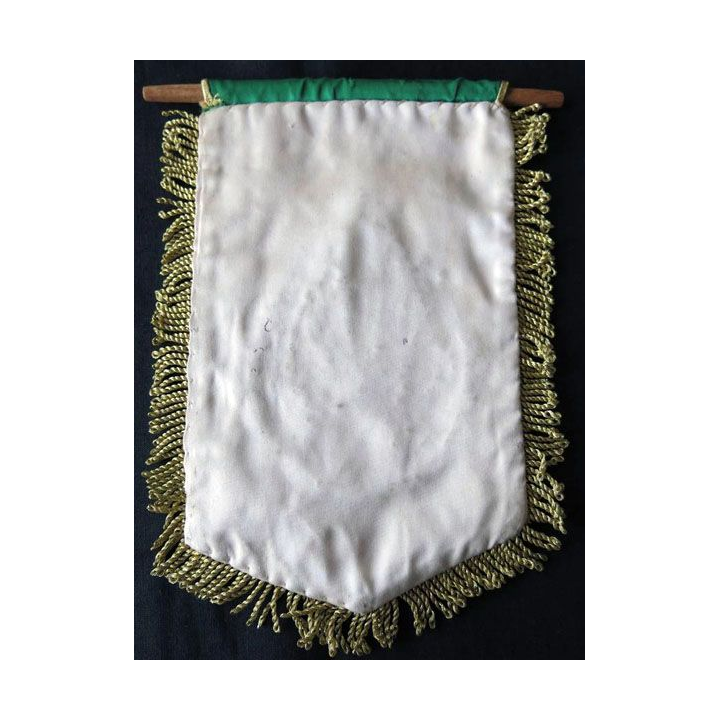 2° REI : fanion du 2° régiment étranger d'infanterie en canetille de superbe fabrication