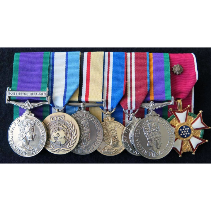GB : plaquettes de décorations de 7 médailles commémoratives Grande Bretagne
