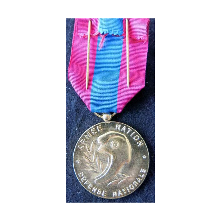 FRANCE : médaille de la défense nationale type bronze sans barrette