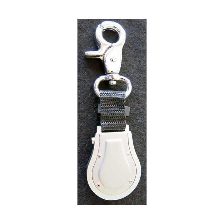 PORTE CLEFS : montre porte clefs de la 13° DBLE avec boussole argenté