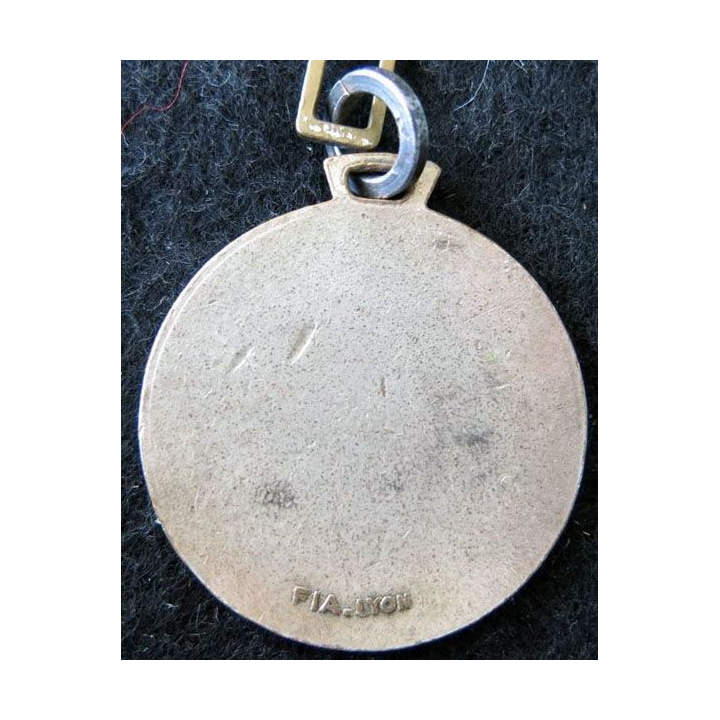 PORTE CLEFS : medaille de  porte clefs du 150° anniversaire de la Légion Etrangère de diamètre 3,5 cm sans attache