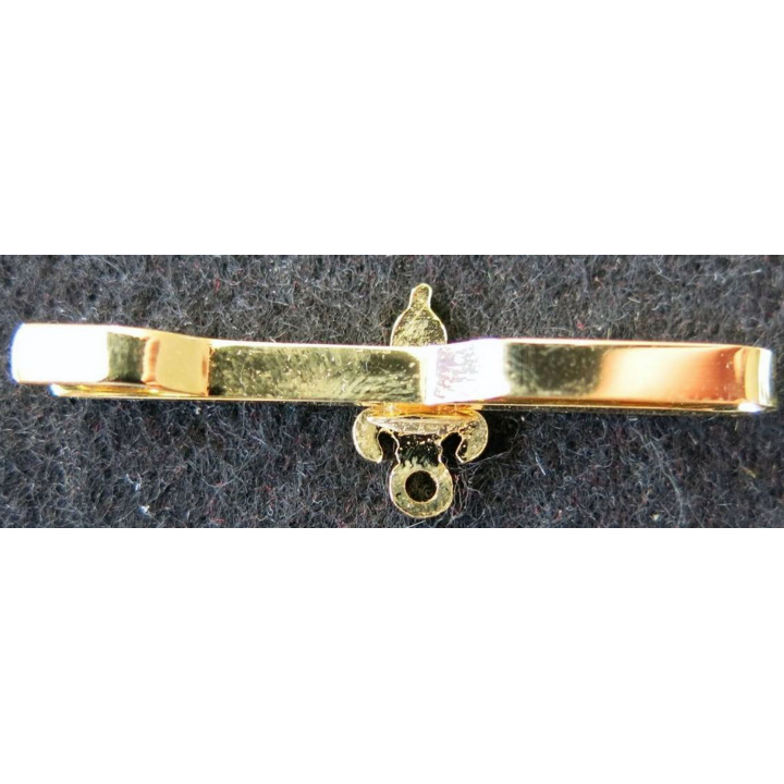 LEGION : Pince à cravate de la Légion Etrangère hauteur 15 mm en métal doré en boite