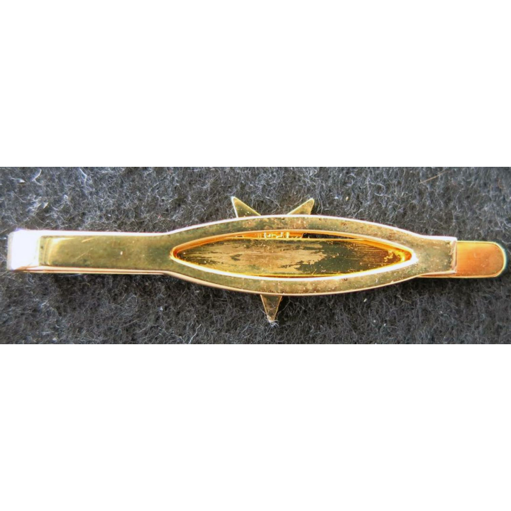 1° RS : Pince à cravate du 1° régiment de Spahis hauteur 15 mm en métal doré