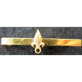 LEGION : Pince à cravate de la Légion Etrangère hauteur 15 mm pince en métal dorée