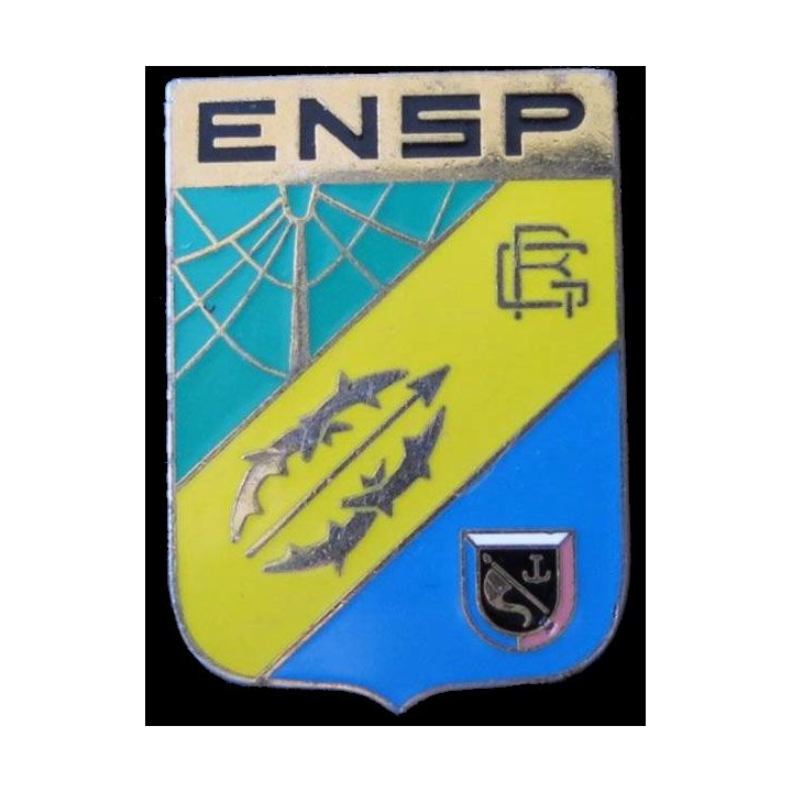 ENSP : Insigne métallique de l'école nationale supérieure de la Police de fabrication Arthus Bertrand Paris