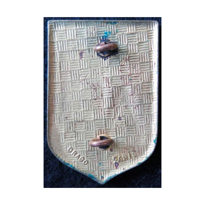 CRS 22 : insigne métallique de la compagnie républicaine de sécurité n° 22 de fabrication Drago Paris