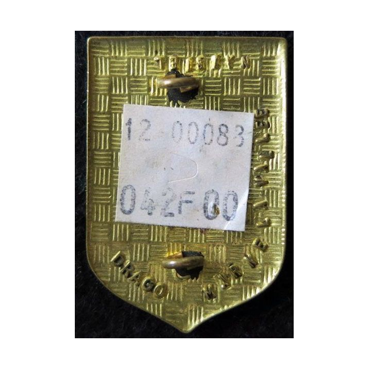 CRS 39 : insigne métallique de la compagnie républicaine de sécurité n° 39 fabrication Drago Noisiel