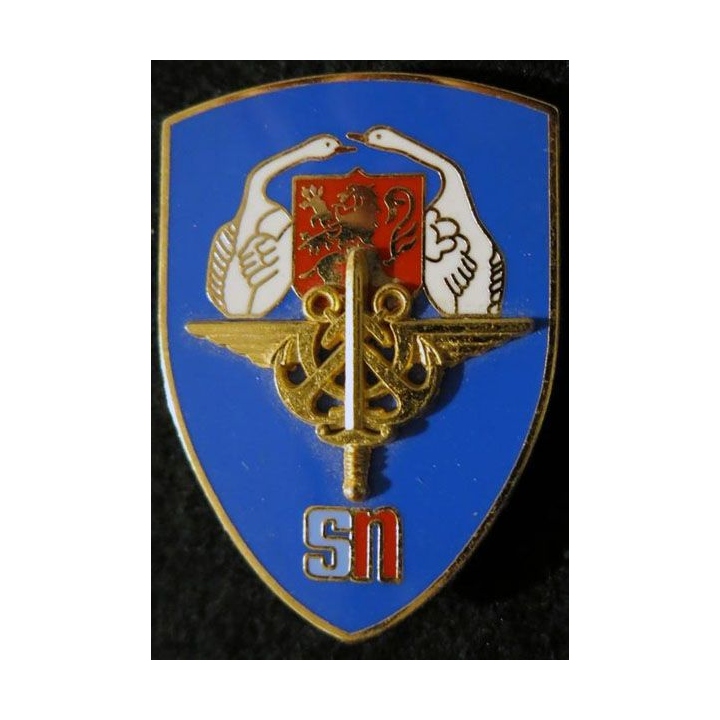 BSN VALENCIENNES : insigne métallique du bureau du service national de Valenciennes de fabrication Drago Noisiel