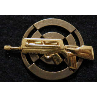 BREVET : Insigne métallique du brevet d’instructeur de tir Famas bronze  GS. 66, sans épingle