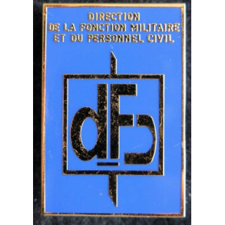 DFP : insigne de la direction de la fonction militaire et du personnel civil de fabrication Balme G. 4466