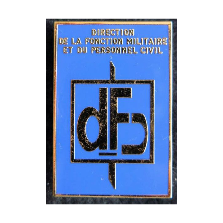 DFP : insigne de la direction de la fonction militaire et du personnel civil de fabrication Balme G. 4466