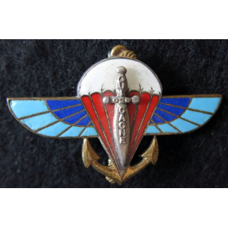 2° RPIMA : 2° régiment parachutiste d'infanterie de marine Drago Paris émail avec léger éclat