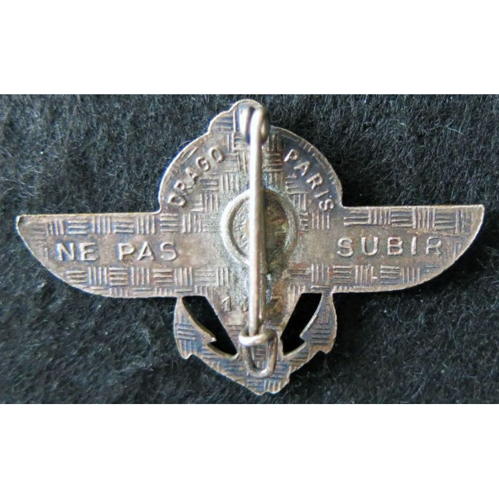 2° RPIMA : 2° régiment parachutiste d'infanterie de marine Drago Paris émail avec léger éclat