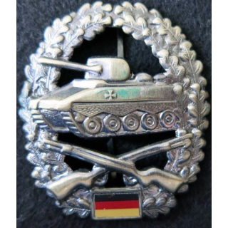 ALLEMAGNE : insigne de spécialité armée allemande troupes blindées grade bronze modèle ajouré