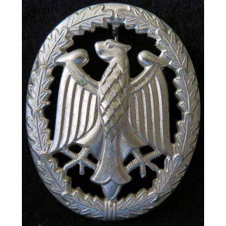 ALLEMAGNE : insigne des forces armées allemandes de la compétence militaire grade argent