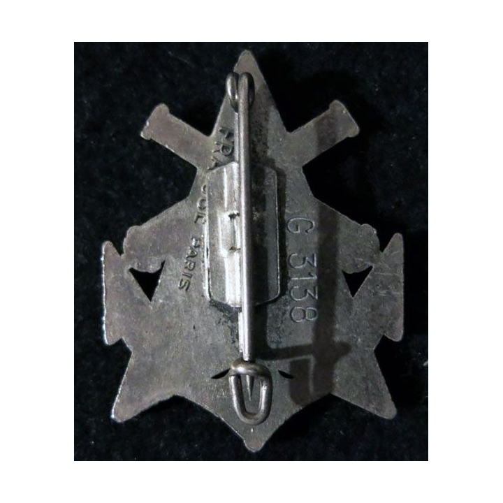 EAA  : insigne métallique de l'école d’administration de l’armement de fabrication Fraisse G. 3138