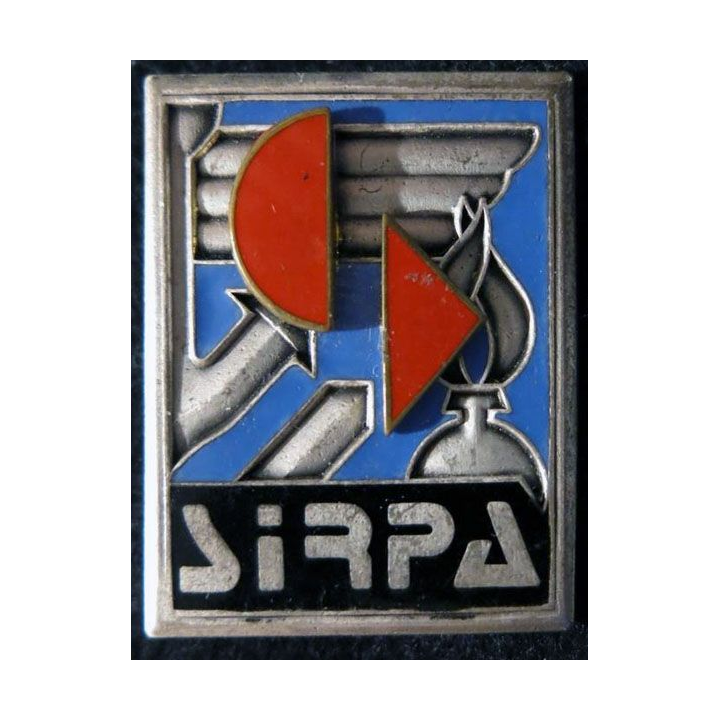 SIRPA : insigne métallique du service infos relations publiques armées de fabrication Fraisse Paris G. 2629