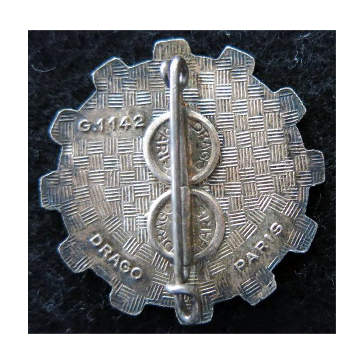 36° CC: Insigne métallique de la 36° Compagnie de Camp MARGIVAL fabrication Drago Paris G. 1142  en émail
