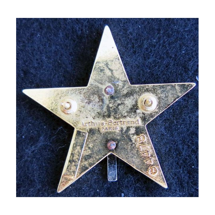 1° RS : insigne métallique du 1° régiment de spahis de fabrication Arthus Bertrand G. 4478