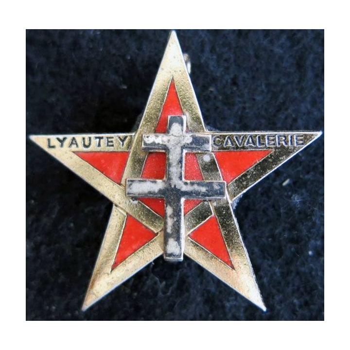 1° RSM : insigne métallique du 1° régiment de spahis marocains de fabrication Drago G. 1627