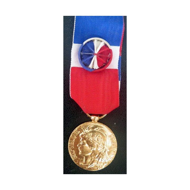 Médaille du travail du ministère du travail en bronze doré non attribuée