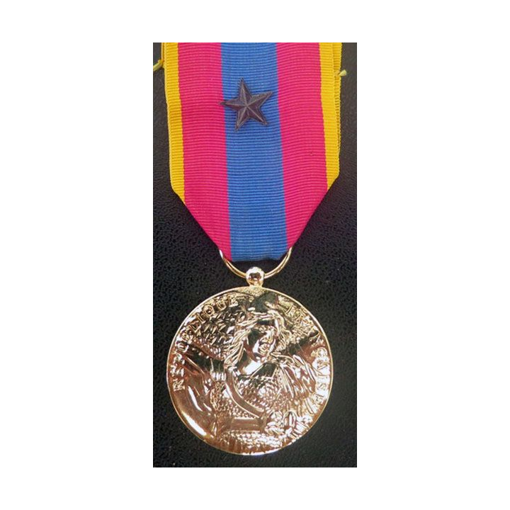 médaille de la défense nationale modèle or avec citation (1 étoile bronze)