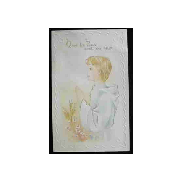 IMAGES PIEUSES : COMMUNION SOLENNELLE 1986