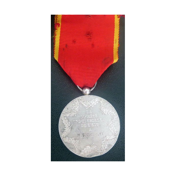 médaille société industrielle de l'est en argent à M. G. Darbelet