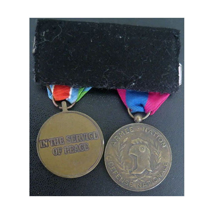 médaille défense nationale médaille  FORPRONU barrette "Sarajevo"