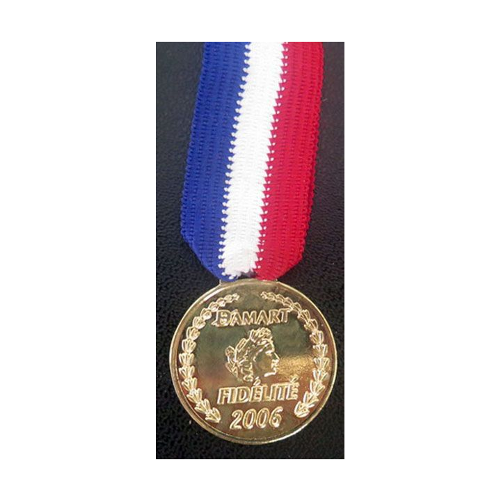 FRANCE : médaille commerciale Damart Fidélité 2006