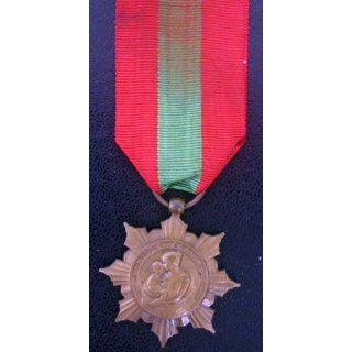 médaille de la famille française la Patrie reconnaissante en bronze
