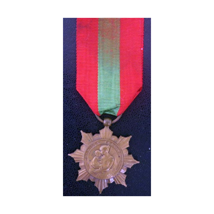 médaille de la famille française la Patrie reconnaissante en bronze