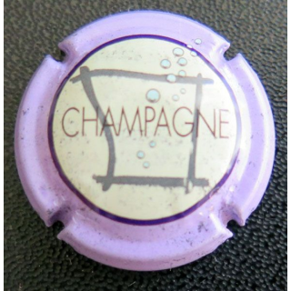 Capsule Muselet de champagne générique n° 717d contour violet