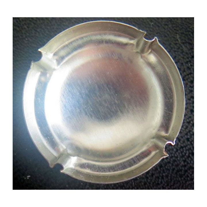 Capsule Muselet de champagne CANARD DUCHENE n° 77e vert foncé, contour or