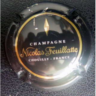 Capsule Muselet champagne Nicolas Feuillatte n° 50a ctr noir centre noir