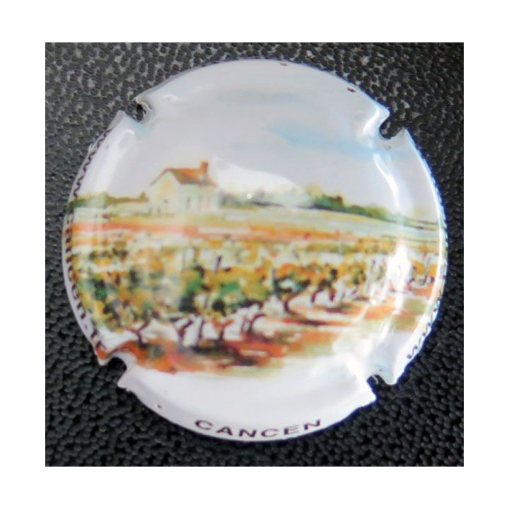 Capsule muselet VAL DE LOIRE CANCEN TOURS n° 4a www.cancen.fr sur ctr