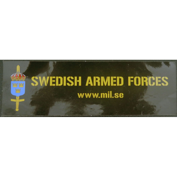 Autocollant de la Swedish Armed Forces 11 x 3,5 cm